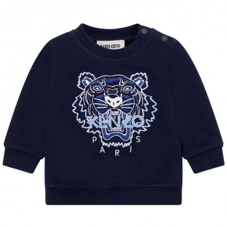 Granatowa bluza niemowlęca Kenzo 005511 - A - oryginalne bluzy dla chłopców
