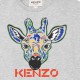 Szara koszulka dla dziecka Kenzo 005513 - C - markowe ubrania dla dzieci i nastolatków