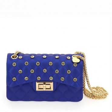 Niebieska torebka dla dziewczynki Monnalisa 005540 - A - wieczorowe torebki dla dzieci