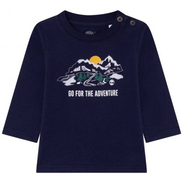 Koszulka niemowlęca dla chłopca Timberland 005553 - A - odzież dla niemowląt