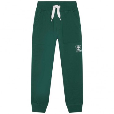Zielone spodnie dla chłopca Tomberland 005556 - A - dresy dla dzieci i nastolatków