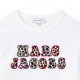 Biała koszulka dla dziewczynki Marc Jacobs 005570 - C - bluzki dla dzieci