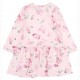 Różowa sukienka niemowlęca Monnalisa 005594 - B - sklep z ekskluzywnymi ubrankami dla niemowląt dziewczynek