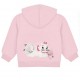 Niemowlęca bluza na zamek Monnalisa 005604 - C - różowe bluzy dla dzieczynek