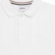 Biała koszulka polo dla chłopca Boss 005609 - C - markowe polówki dla dzieci i nastolatków - sklep internetowy
