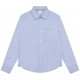Niebieska koszula dla chłopca Boss 005613 - A - eleganckie koszule dla dzieci i nastolatek