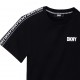 Czarny t-shirt dla chłopca DKNY 005616 - C - ekskluzywne koszulki dla dzieci i nastolatków