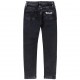 Czarne jeansy dla dziewczynki Twin Set 005622 - B - jeansy slim fit dla dzieci