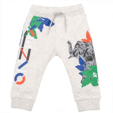 Spodnie niemowlęce dla chłopca Kenzo 005641 - A - dresy dla maluchów