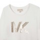 Biała koszulka dziewczęca Michael Kors 005650 - A - bluzki dziewczęce