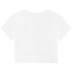 T-shirt dla dziewczynki Michael Kors 005651 - B - białe bluzki dla dzieci i nastolatek