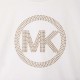 T-shirt dla dziewczynki Michael Kors 005651 - C - białe bluzki dla dzieci i nastolatek