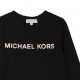 Czarna koszulka dziewczęca Michael Kors 005652 - C - bluzki dla dzieci i nastolatek