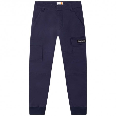 Spodnie bojówki dla chłopca Timberland 005657 - A - modne ubrania dla dzieci i nastolatków