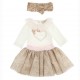 Dziewczęcy komplet dla niemowlaka Monnalisa - A - 005692 - ekskluzywne ubranka dla niemowląt - sklep