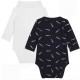 Body niemowlęce komplet 2 szt Hugo Boss 005701 - B - oryginalne ubranka dla niemowląt - sklep internetowy