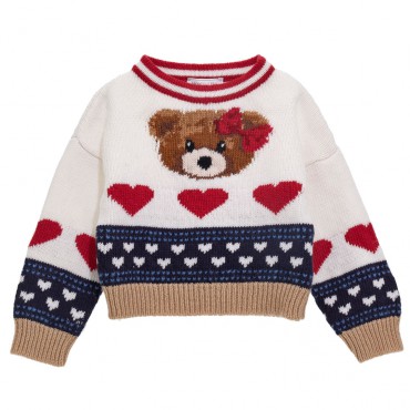 Sweter dla dziewczynki Monnalisa 005724