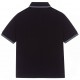 Granatowe polo dla chłopca Emporio Armani 6L4FAD - B - koszulka dla dziecka - sklep internetowy