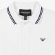 Koszulka polo dla chłopca Emporio Armani 005736 - B - biała polówka dla dziecka
