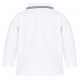 Niemowlęca koszulka polo dla chłopca Armani 005738 - B - biała polówka dla maluszka