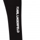 Grube legginsy dziewczęce Karl Lagerfeld 005753 - C - zimowe, czarne legginsy dla dzieci
