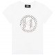 Biały t-shirt dziewczęcy Karl Lagerfeld 005763