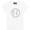 Biały t-shirt dziewczęcy Karl Lagerfeld 005763