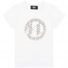 Biały t-shirt dziewczęcy Karl Lagerfeld 005763