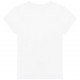 Biały t-shirt dziewczęcy Karl Lagerfeld 005763 - C - markowe koszulki dla dzieci i nastolatek