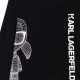 Czarna koszulka dla chłopca Karl Lagerfeld 005765 - C - modne bluzki dziecięce i młodzieżowe