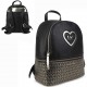 Czarny plecak dla dziewczynki Michael Kors 005771 - A - ekskluzywne plecaki dla dzieci