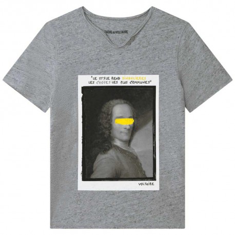 Szara koszulka chłopieca Zadig&Voltaire 005788