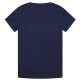 Granatowy t-shirt dla chłopca EA7 005804 - B - markowe koszulki dla dzieci i nastolatków