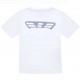 Biały t-shirt chłopięcy EA7 Emporio Armani 005805 - B - koszulka dla dziecka i nastolatka