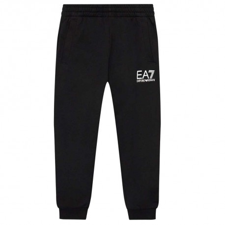Czarne spodnie sportowe dla chłopca EA7 005808 - A - dresy dla dzieci i nastolatków