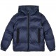 Granatowa, zimowa kurtka dziecięca EA7 005810 - A - ocieplone kurtki dla dziecka i nastolatka