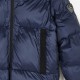 Granatowa, zimowa kurtka dziecięca EA7 005810 - C - ocieplone kurtki dla dziecka i nastolatka