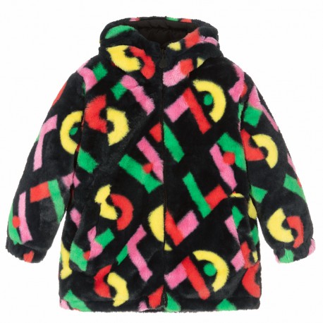 Futerko dla dziewczynki Stella McCartney 005818 - A - ciepła kurtka dla dziecka