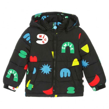 Ciepła kurtka dla chłopca Stella McCartney 005819 - A - zimowe kurtki dla dzieci i nastolatków