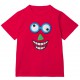 Koszulka dla chłopca Stella McCartney 005829 - A - czerwony t-shirt dla chłopca z aplikacjami na rzep