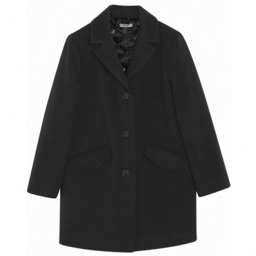 Czarny płaszcz dla dziewczynki Liu Jo 005831 - A - ocieplone płaszcze dla dzieci