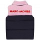 Bezrękawnik dla dziewczynki The Marc Jacobs 005843 - B - kamizelka z różowego baranka