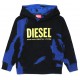 Bluza z kapturem dla dziecka Diesel 005854 - a - bluzy chłopięce tie dye
