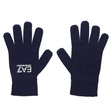 Granatowe rękawiczki dla dziecka EA7 Armani 005862