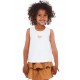 Biała bluzka dla dziewczynki Liu Jo 005882 - A - top z kokardką dla dziecka