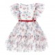 Tiulowa sukienka dla dziewczynki Monnalisa 005896 - B - sukienki balowe, komunijne, na wesele