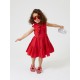 Czerwone sandałki dla dziewczynki Monnalisa 005900 - D - buty na lato dla dziecka