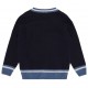 Chłopięcy sweter w serek Emporio Armani 005903 - B - ekskluzywne dzianiny dla dzieci