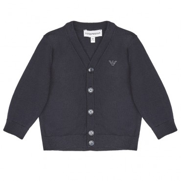 Rozpinany sweter dla chłopca Emporio Armani 005907 - A - kardigan niemowlęcy
