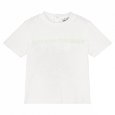 T-shirt niemowlęcy dla chłopczyka Armani 005909 - A - bluzki i koszulki dla dzieci